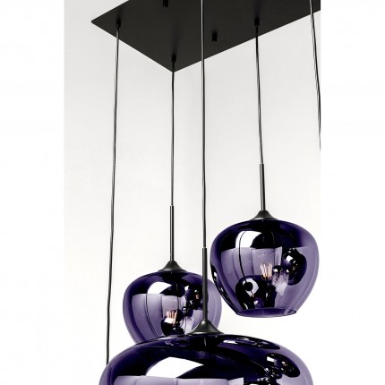 Suspension Sphere 10 bleue Kare Design