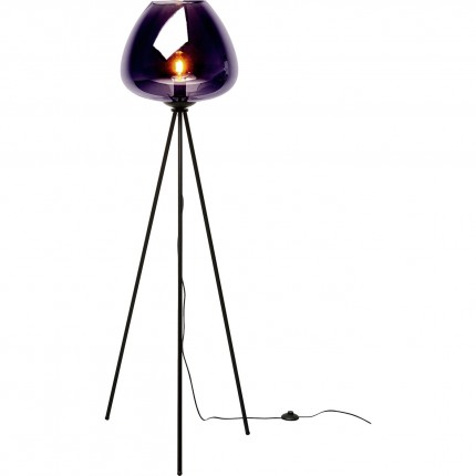 Lampadaire Sphere 146cm bleu Kare Design