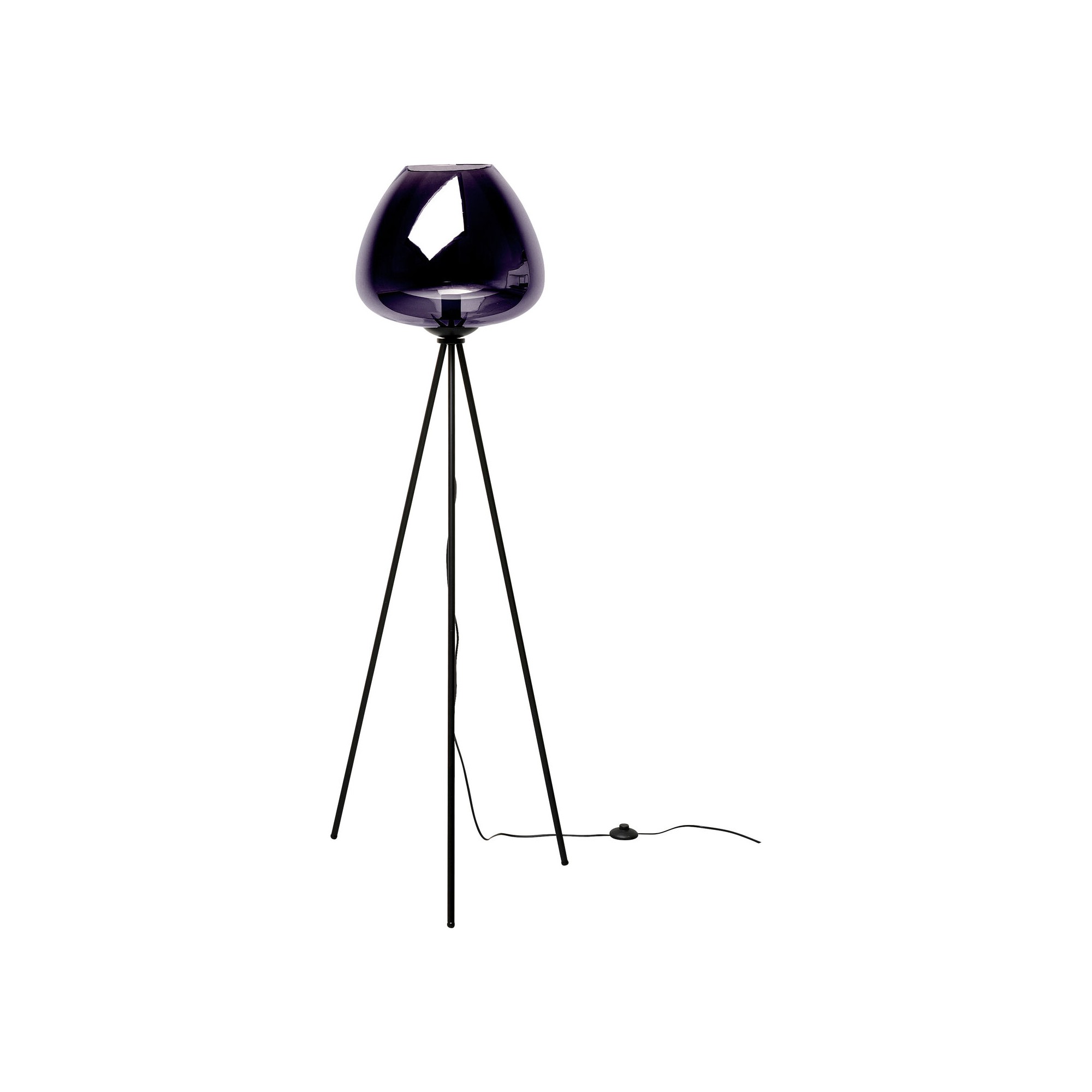 Lampadaire Sphere 146cm bleu Kare Design