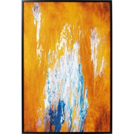Tableau encadré abstrait orange - Artistas - Kare Design