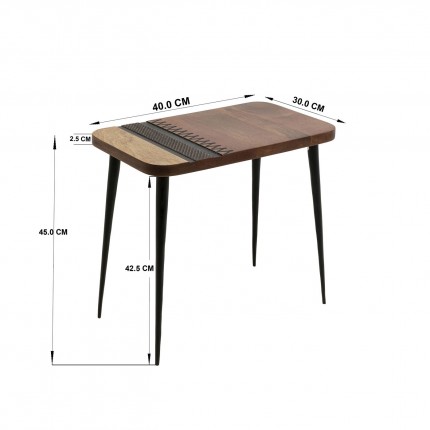 Side Table Medina rectangular Kare Design