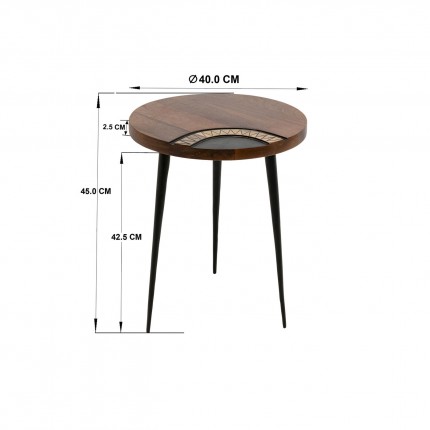 Table d'appoint Medina ronde Kare Design