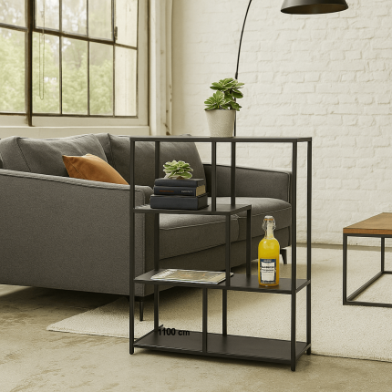 Étagère Loftie 100x77cm noire Kare Design Étagère Loftie 100x77cm noire Kare Design