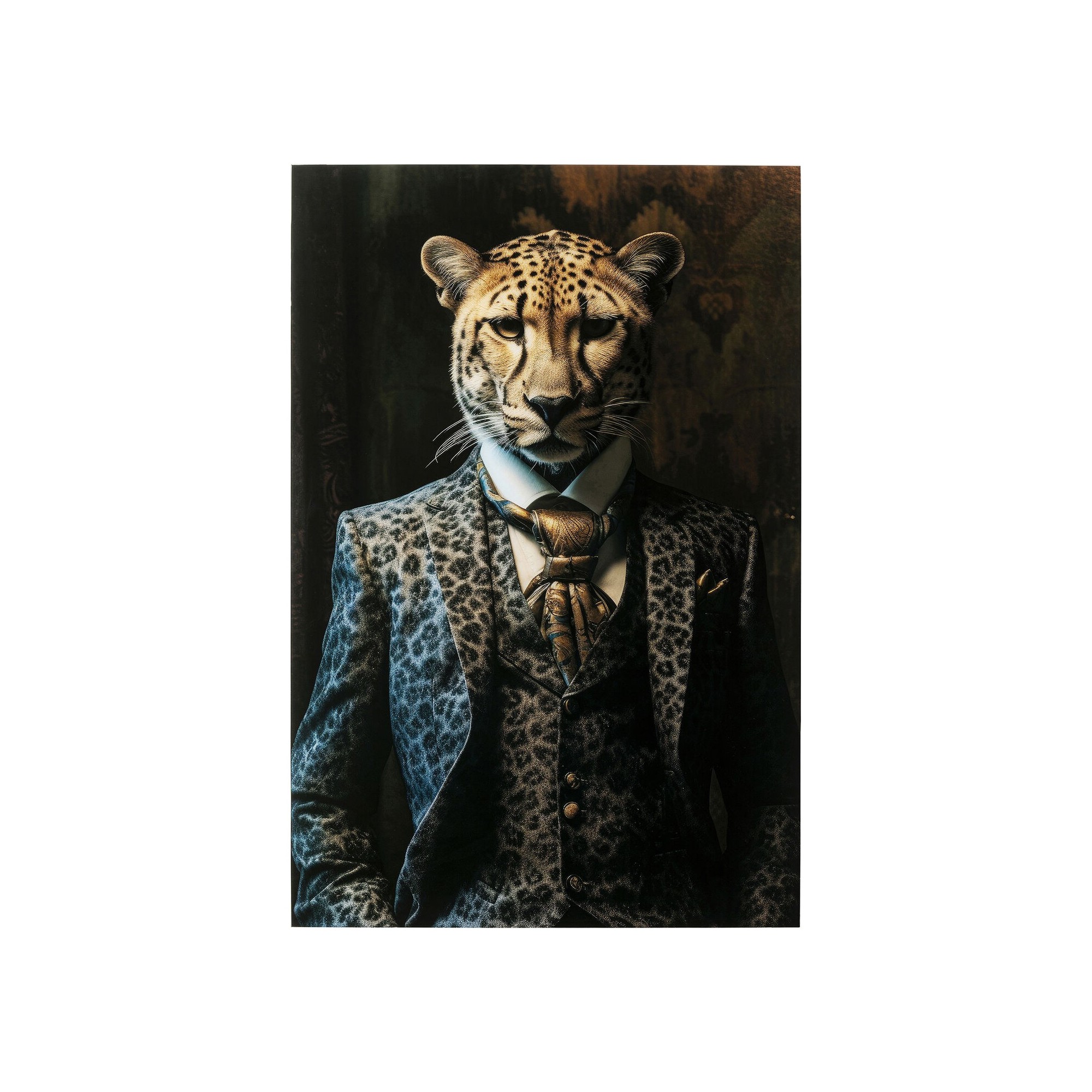 Tableau en verre Mister Leo 40x30cm