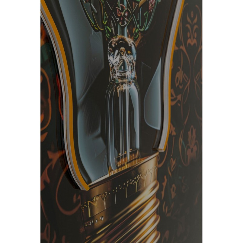Tableau LED ampoule fleurie - Kare Design
