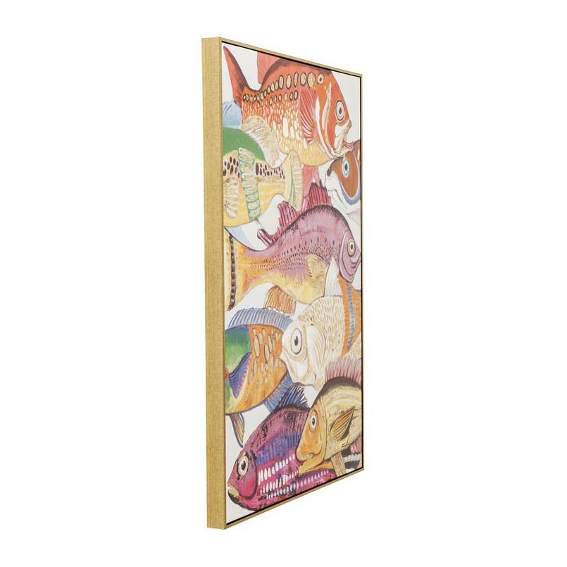 Framed Picture Fish Meeting 40x50cm (2/Set) Kare Design