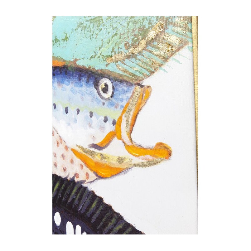 Framed Picture Fish Meeting 40x50cm (2/Set) Kare Design