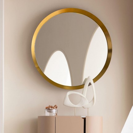 Wall Mirror Arezzo Ø100cm gold Kare Design Wall Mirror Arezzo Ø100cm gold Kare Design