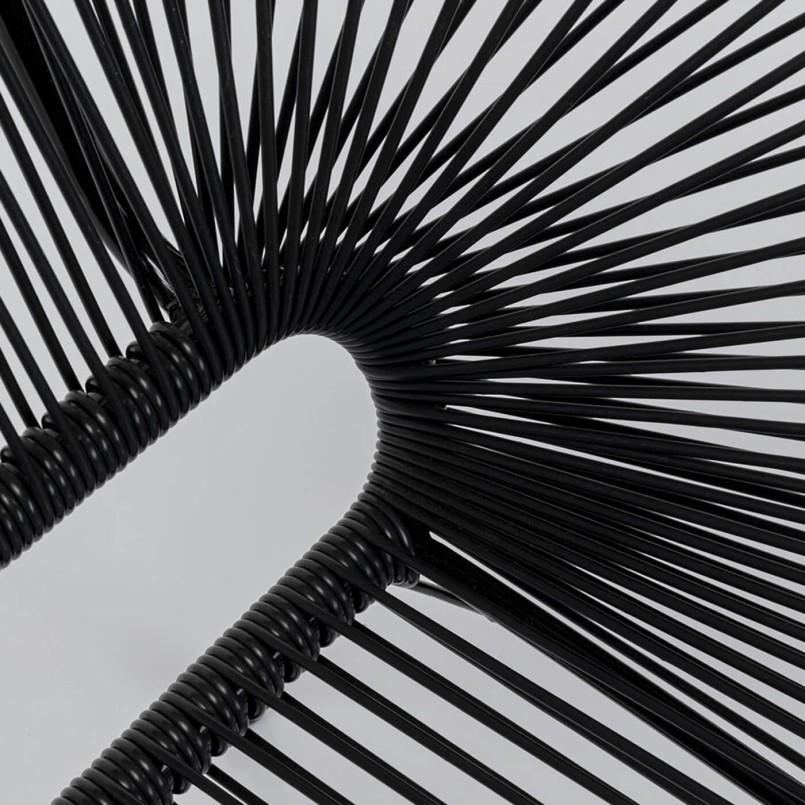 Black garden bench - Acapulco - Kare Design