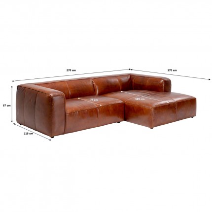 Corner Sofa Cubetto right Kare Design Corner Sofa Cubetto right Kare Design