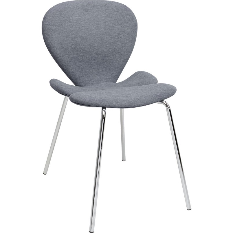 Chaise Soft Petal bleu océan