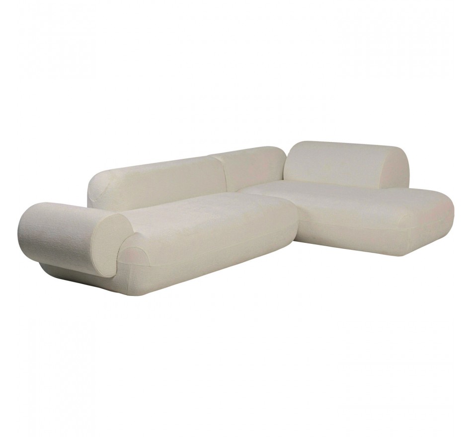 Corner Sofa Soft beige right Kare Design