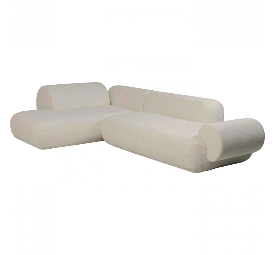 Canapé d'angle Soft beige gauche Kare Design