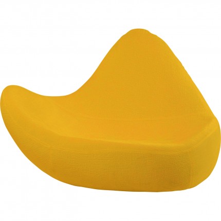 Armchair Glow Wave yellow Kare Design
