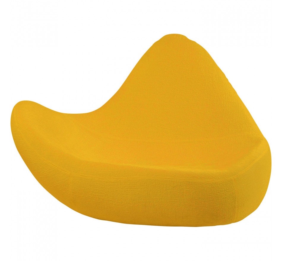 Fauteuil Glow Wave jaune Kare Design