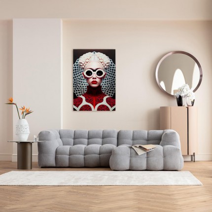Tableau en verre Vibe femme 80x120cm Kare Design Tableau en verre Vibe femme 80x120cm Kare Design