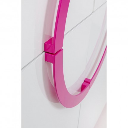 Cabinet Tresor white and pink Kare Design