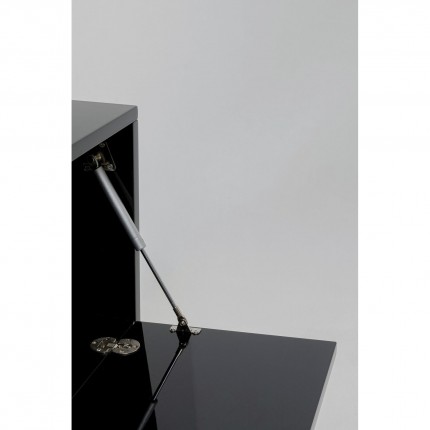 Console High Heel 200x38cm noire Kare Design