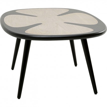 Coffee table Petal 90x60cm black Kare Design