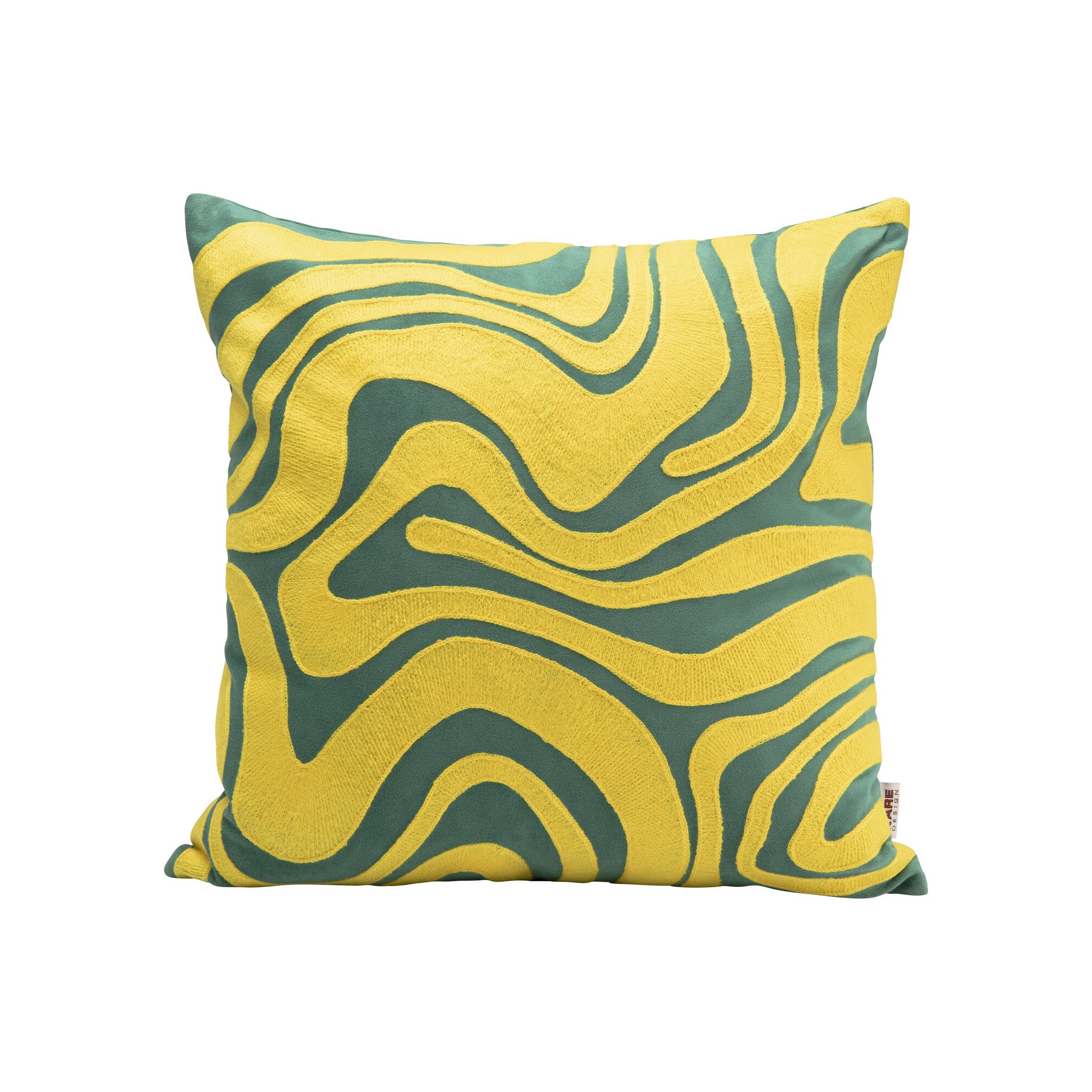 Coussin Electric Feeling jaune 45x45cm