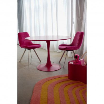 Table Schickeria Ø110cm pink Kare Design