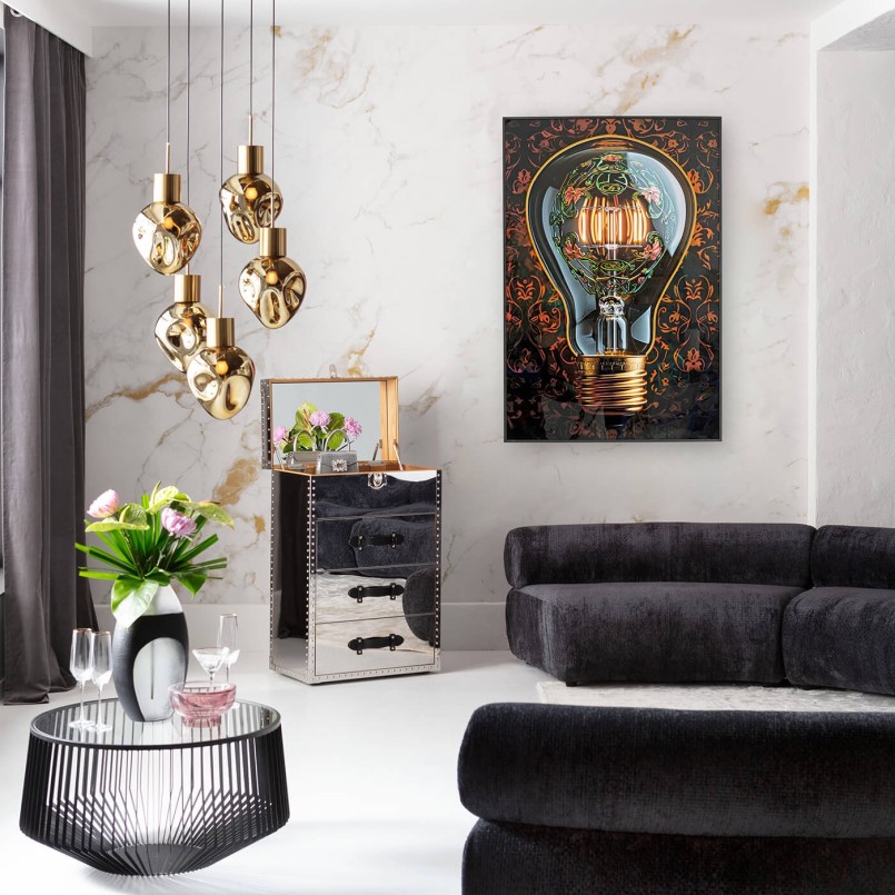 Framed Picture LED bulb 80x120cm Kare Design