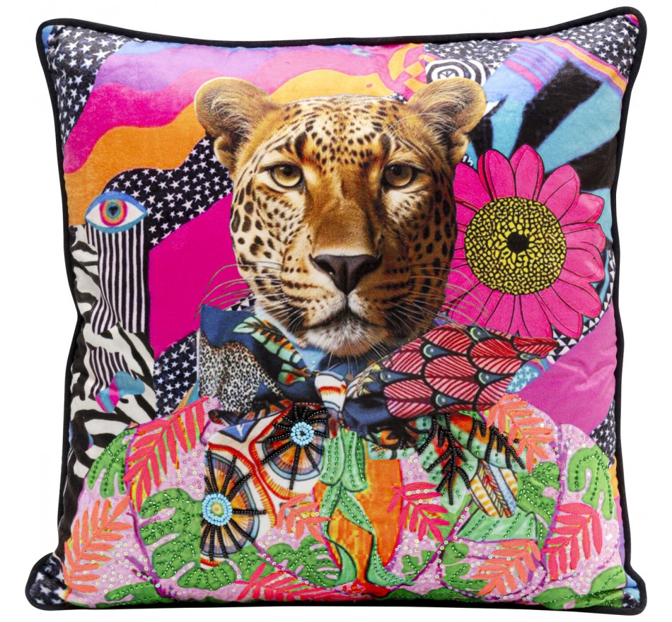 Coussin Fantasy léopard Kare Design Coussin Fantasy léopard Kare Design