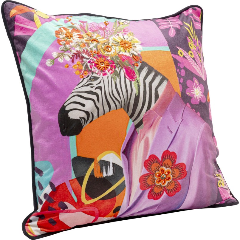 Coussin Fantasy Zebra 45x45cm