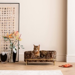 Lit pour animaux imprimés léopard - Kare Design