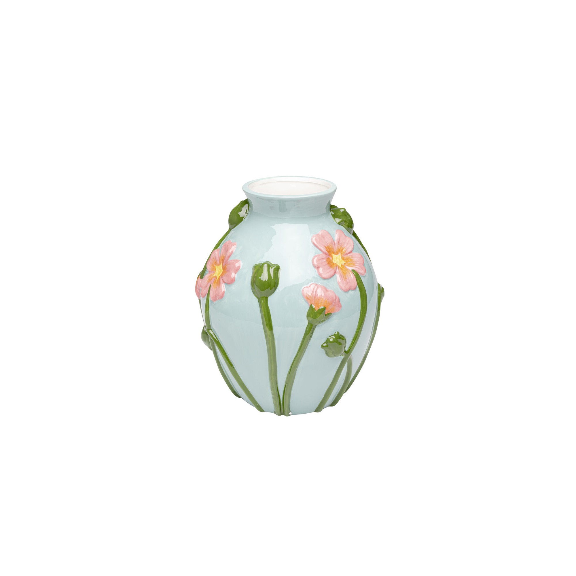 Vase Fleurs bleu clair 27cm