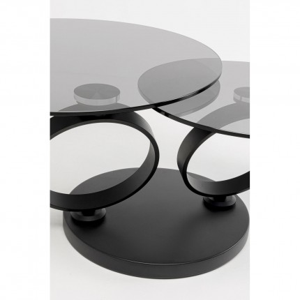Coffee table Beverly smoked glass Kare Design