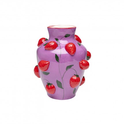 Vase fraises sauvages Kare Design