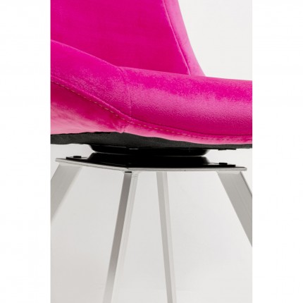 Chaise pivotante Baron rose Kare Design