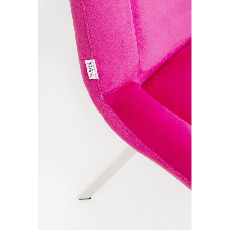 Swivel chair Baron pink Kare Design