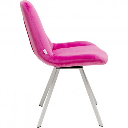 Chaise pivotante Baron rose Kare Design