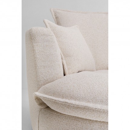 Fauteuil pivotant Joy crème Kare Design