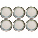 Assiettes Organic 20cm blanches set de 6 Kare Design