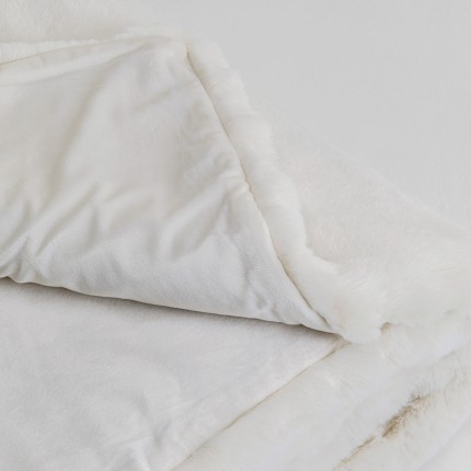 Blanket Mika 200x150cm cream Kare Design Blanket Mika 200x150cm cream Kare Design