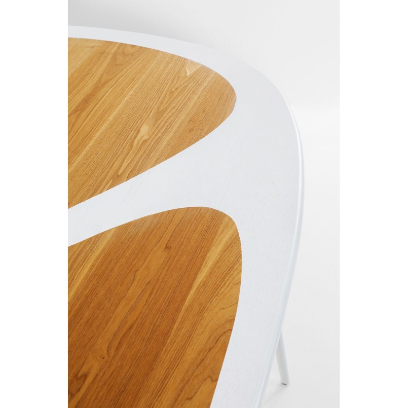 Table Petal Nature blanc 200x100cm
