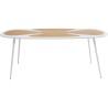 Table Petal Nature blanc 200x100cm