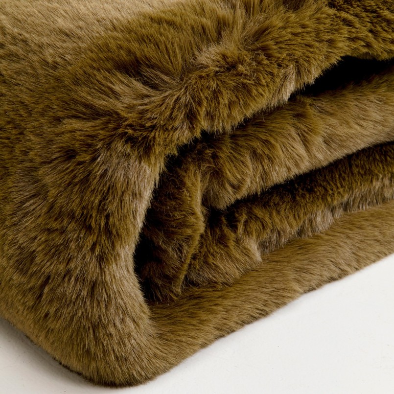 Plaid vert tout doux - Mika - Kare Design