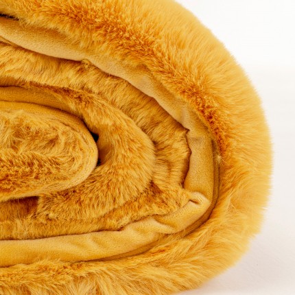 Blanket Mika 200x150cm yellow Kare Design Blanket Mika 200x150cm yellow Kare Design