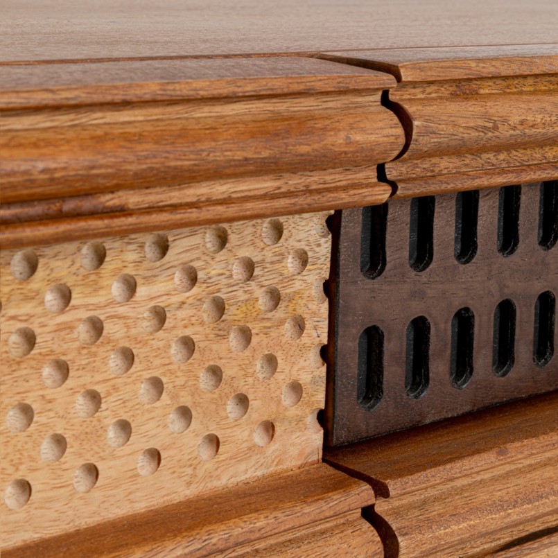 Meuble TV en bois ethnique - Gino - Kare Design