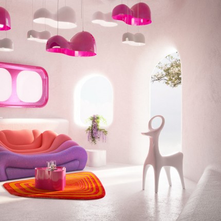 Deco fawn white XL 115cm Kare Design