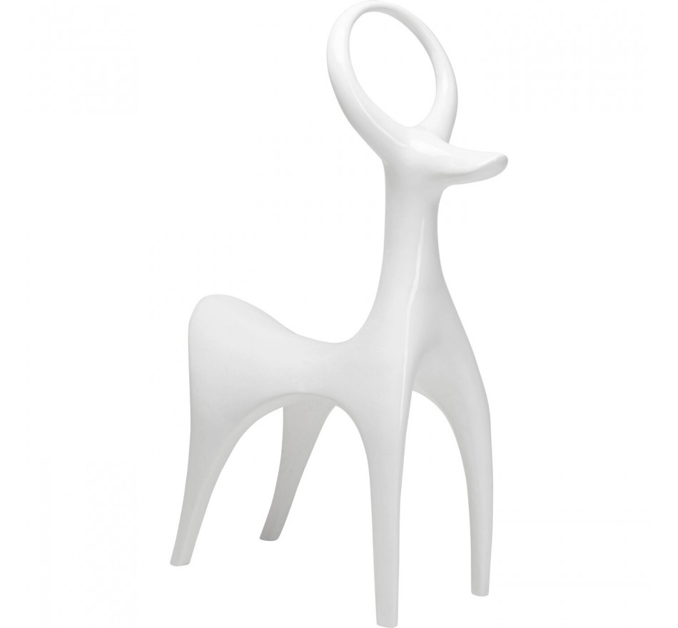 Déco faon blanc XL 113cm Kare Design