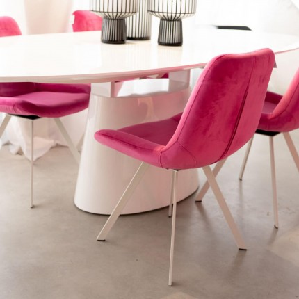 Swivel chair Baron pink Kare Design