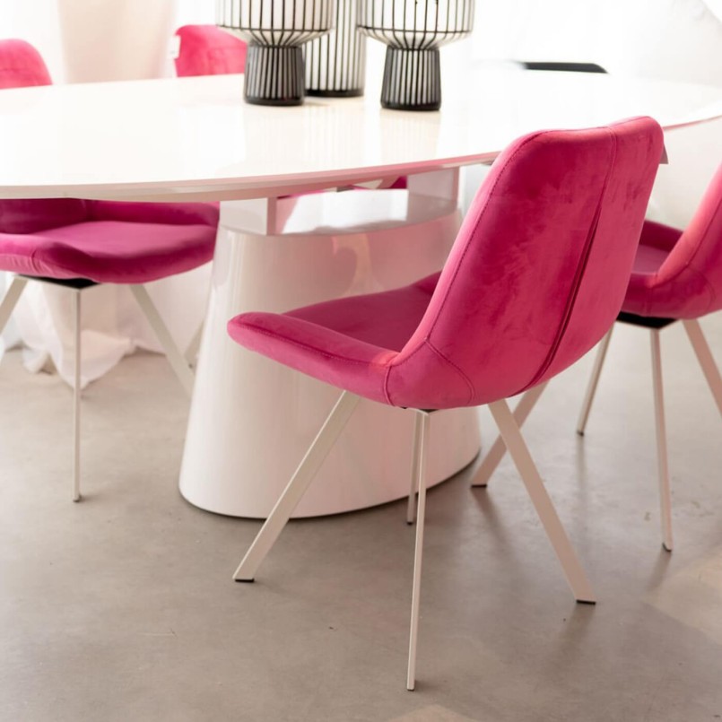 Swivel chair Baron pink Kare Design
