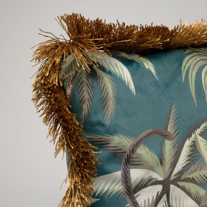 Cushion Fringe Jungle Fever 55x55cm Kare Design