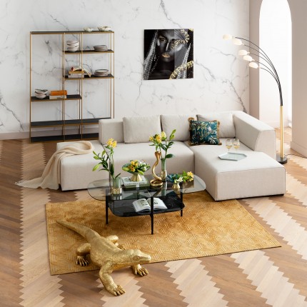 Coussin à franges Jungle singes 55x55cm Kare Design Coussin à franges Jungle singes 55x55cm Kare Design