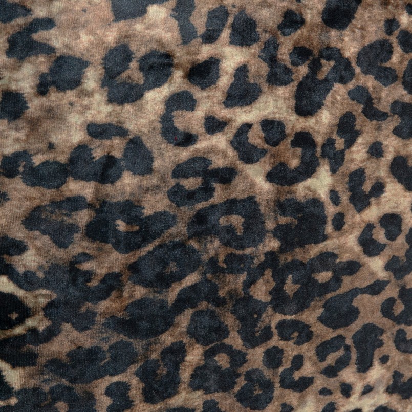 Coussin à franges imprimé léopard - Kare Design